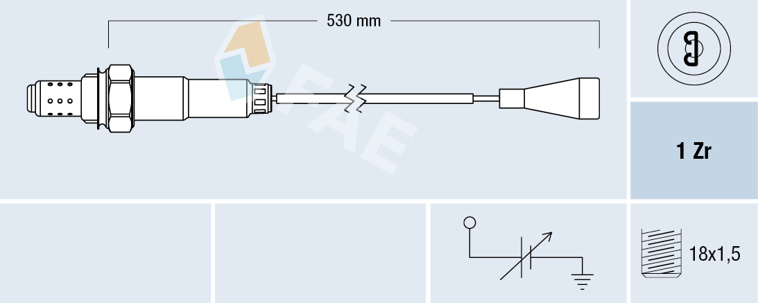 Sonda Lambda FAE 77100