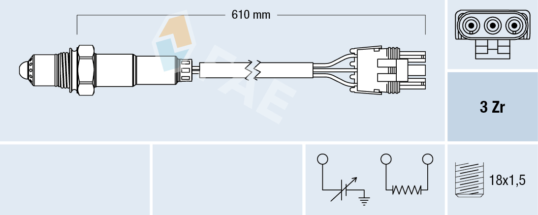 Sonda Lambda FAE 77118