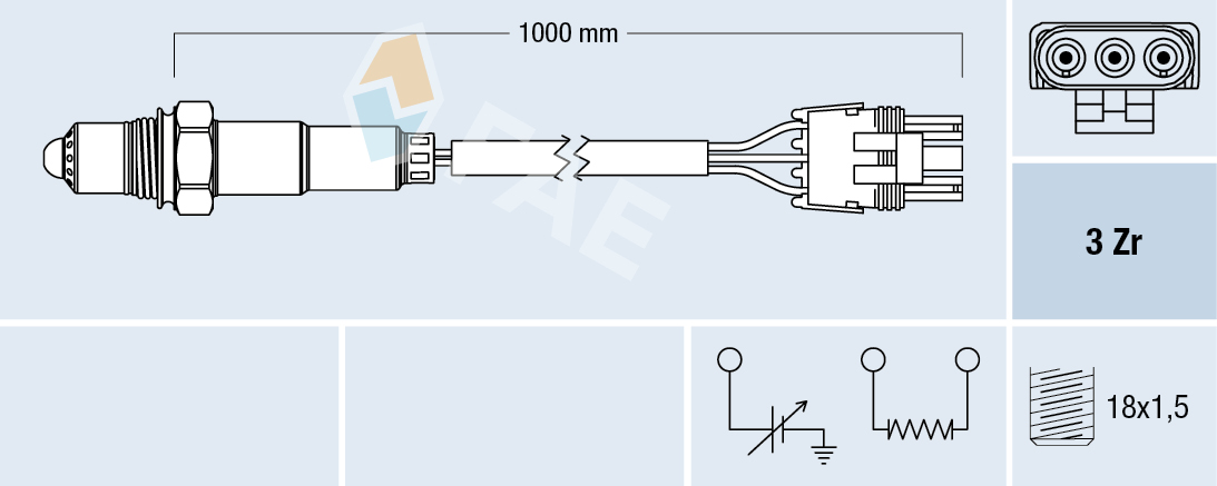 Sonda Lambda FAE 77119