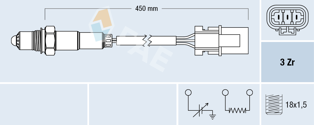 Sonda Lambda FAE 77122
