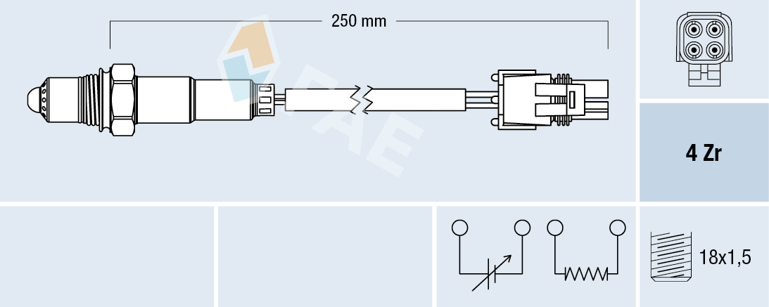 Sonda Lambda FAE 77129