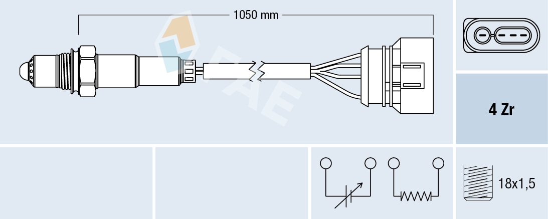 Sonda Lambda FAE 77134