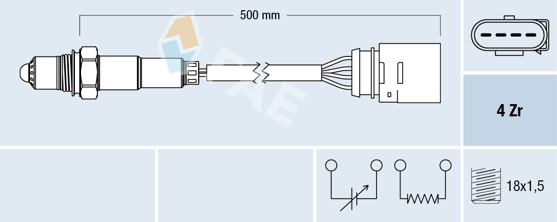 Sonda Lambda FAE 77138