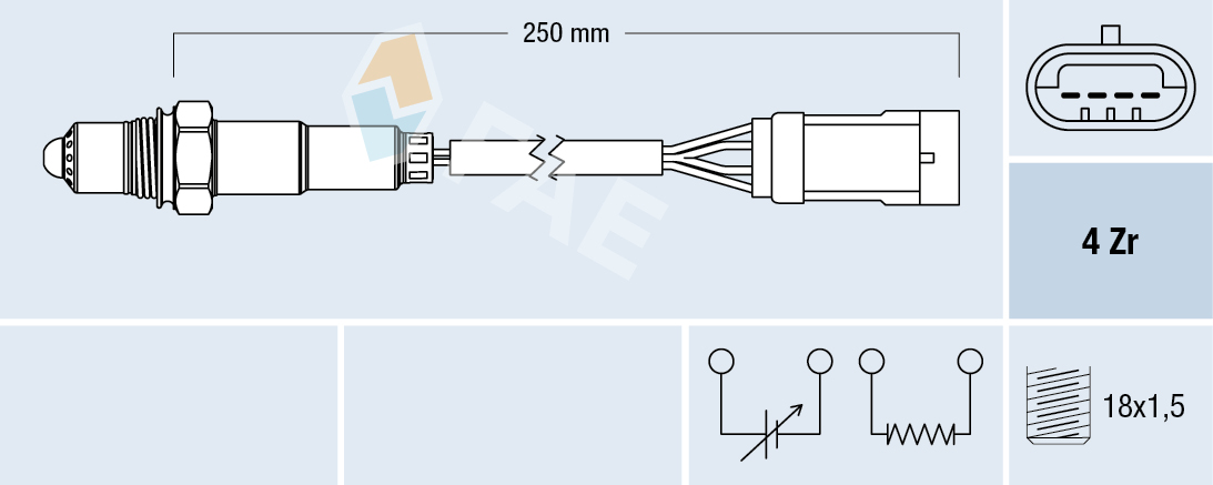 Sonda Lambda FAE 77151
