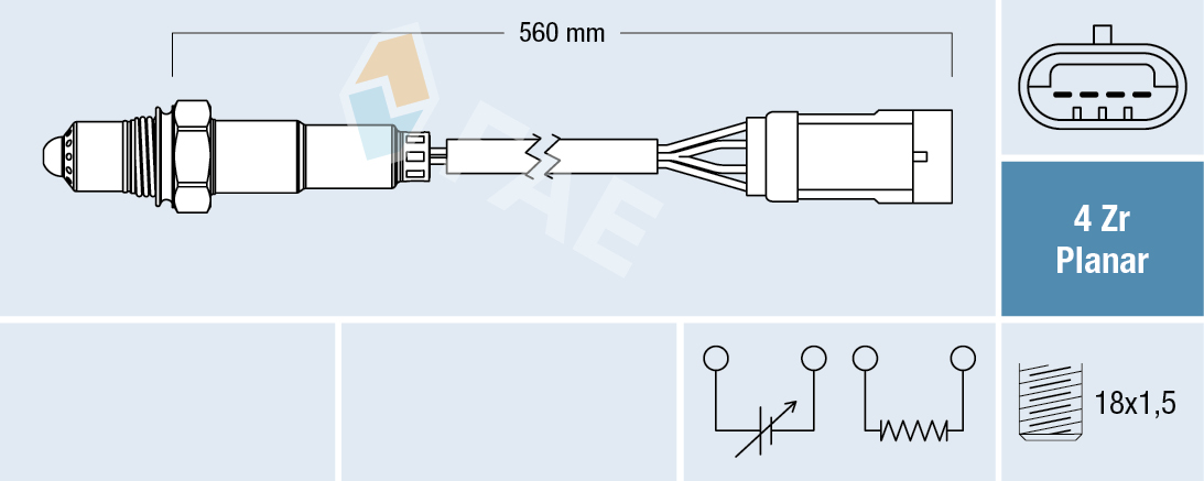 Sonda Lambda FAE 77153