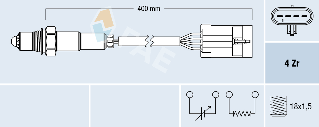 Sonda Lambda FAE 77158