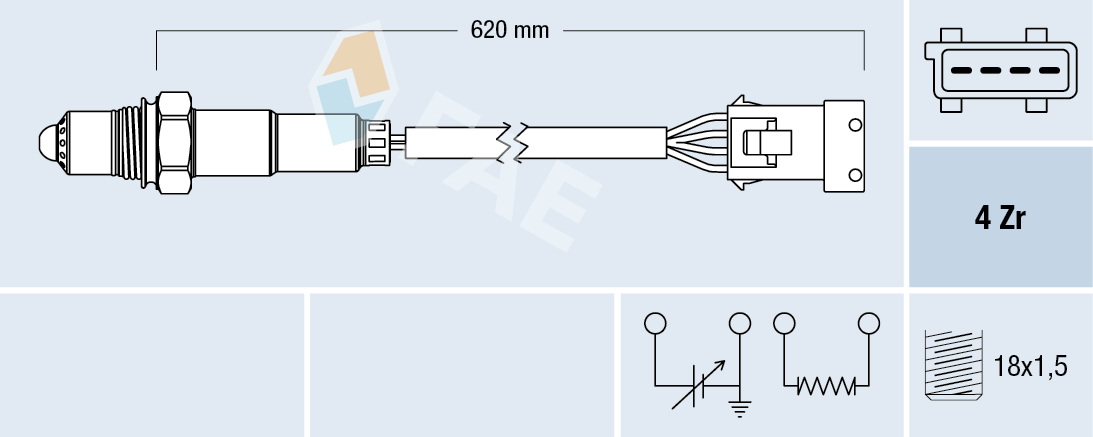 Sonda Lambda FAE 77166