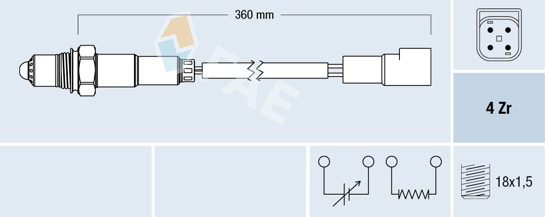 Sonda Lambda FAE 77168