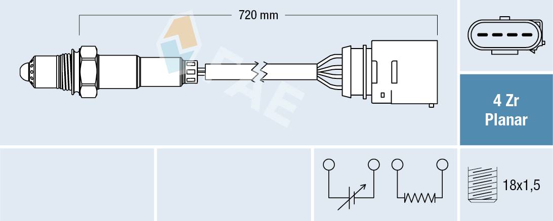 Sonda Lambda FAE 77204