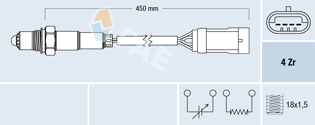 Sonda Lambda FAE 77207