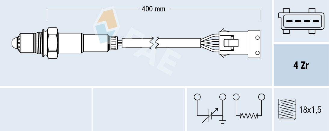 Sonda Lambda FAE 77211