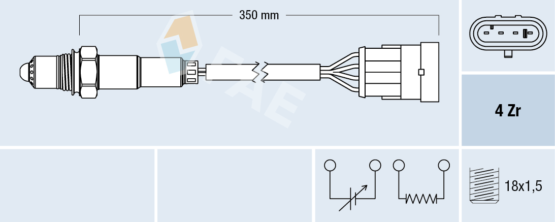 Sonda Lambda FAE 77217