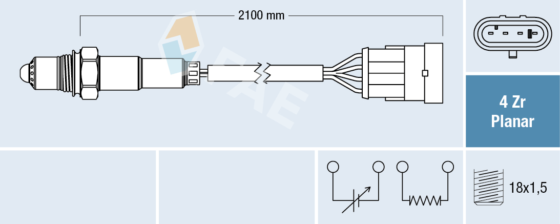 Sonda Lambda FAE 77227