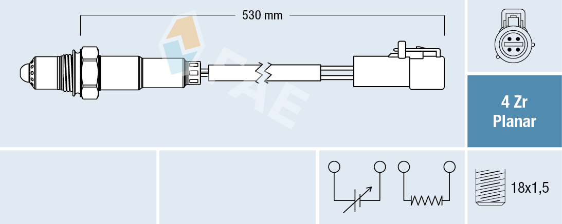 Sonda Lambda FAE 77256