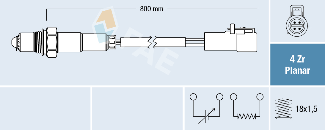 Sonda Lambda FAE 77263