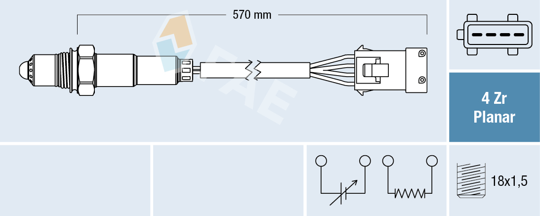 Sonda Lambda FAE 77283