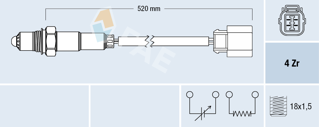 Sonda Lambda FAE 77318