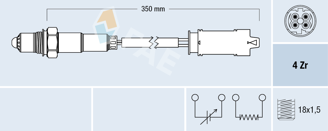 Sonda Lambda FAE 77368