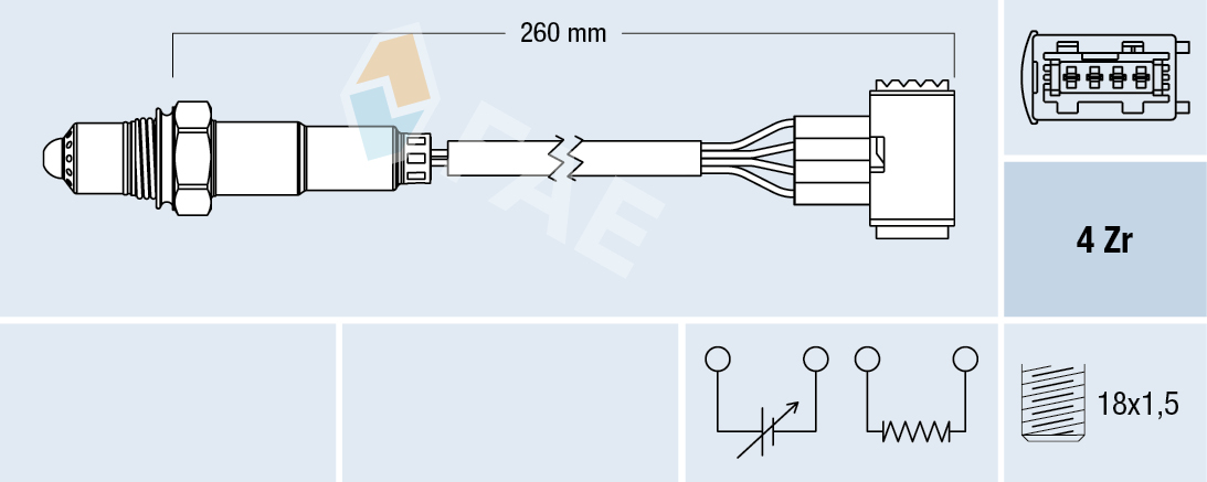 Sonda Lambda FAE 77389