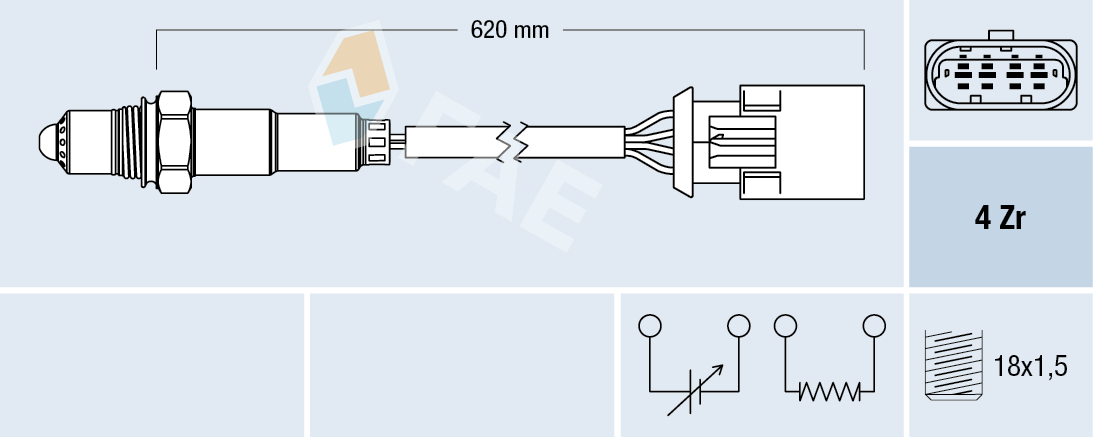 Sonda Lambda FAE 77396