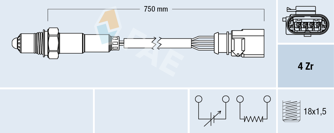 Sonda Lambda FAE 77399