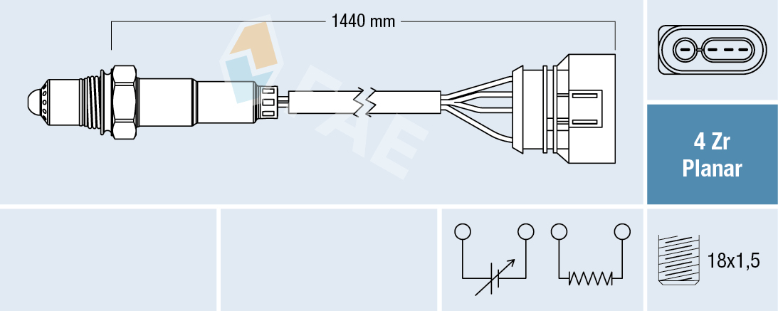 Sonda Lambda FAE 77400