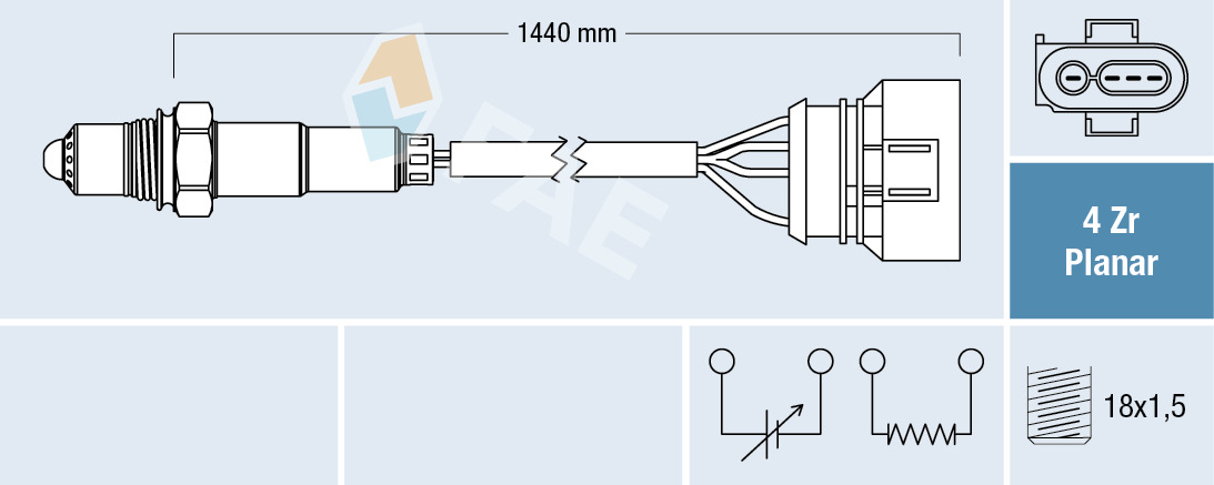 Sonda Lambda FAE 77401