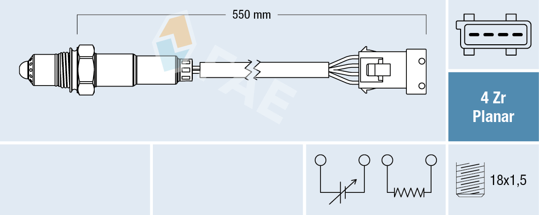 Sonda Lambda FAE 77410