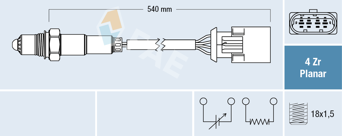 Sonda Lambda FAE 77425
