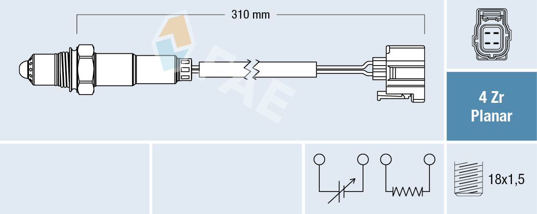 Sonda Lambda FAE 77427