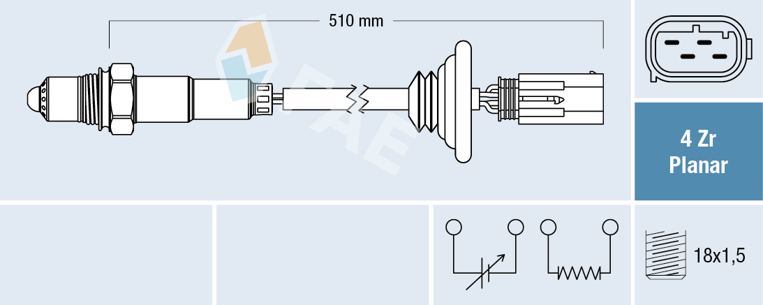 Sonda Lambda FAE 77428