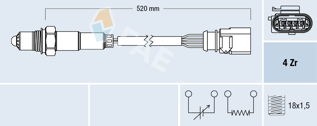 Sonda Lambda FAE 77438