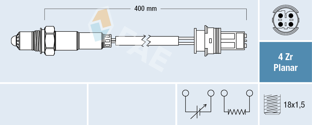 Sonda Lambda FAE 77445