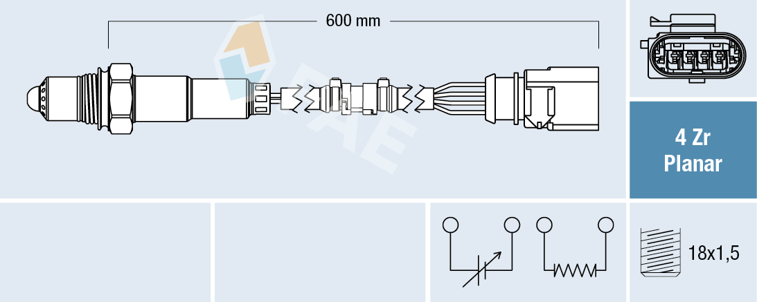 Sonda Lambda FAE 77458