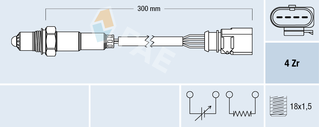 Sonda Lambda FAE 77463