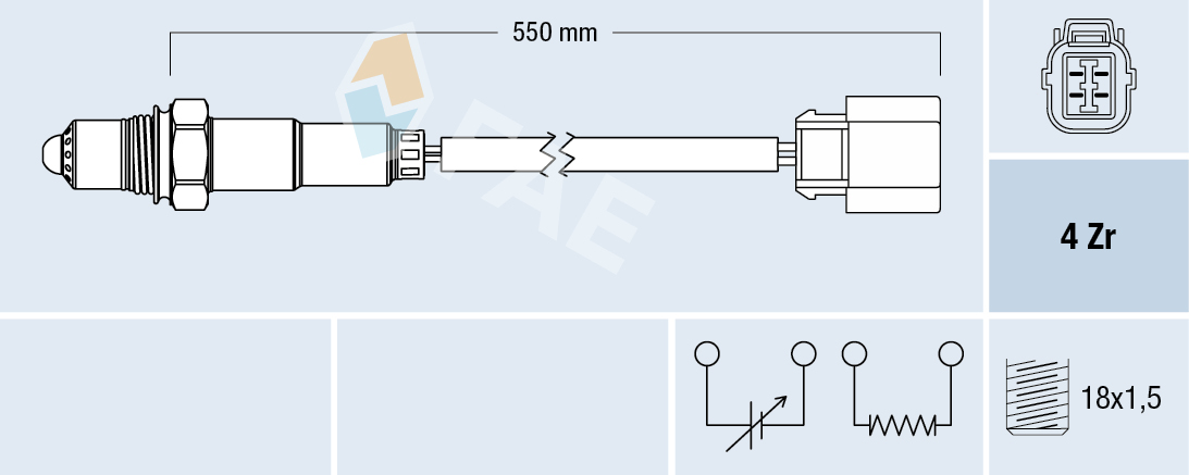 Sonda Lambda FAE 77473