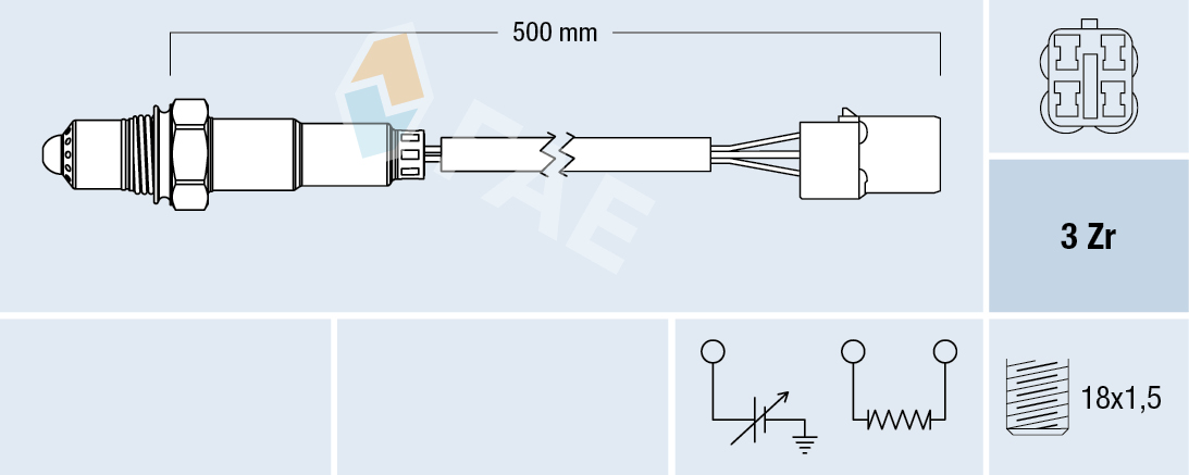 Sonda Lambda FAE 77479
