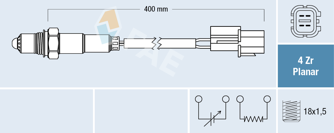Sonda Lambda FAE 77687
