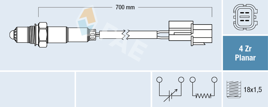 Sonda Lambda FAE 77689