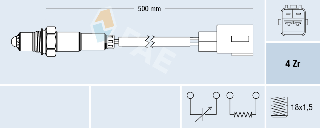 Sonda Lambda TOYOTA AVENSIS combi (_T25_) 1.8 VVT-i (ZZT251_, ZZT251R)  benzina 129 cai FAE 77767