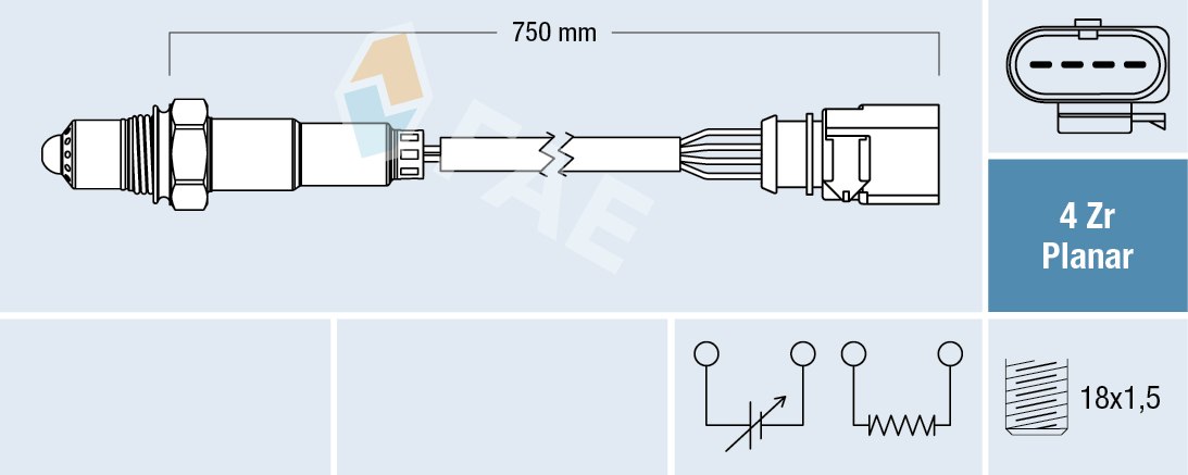 Sonda Lambda FAE 77901