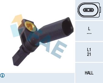 Senzor turatie roata VW GOLF VII Variant (BA5, BV5) 2.0 TDI  diesel 150 cai FAE 78065