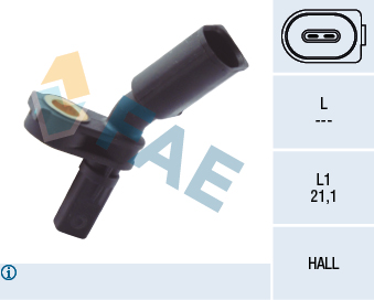 Senzor turatie roata VW GOLF VII Variant (BA5, BV5) 2.0 TDI  diesel 150 cai FAE 78103