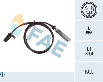 Senzor turatie roata BMW Seria 3 (E90) 318 d  diesel 143 cai FAE 78139