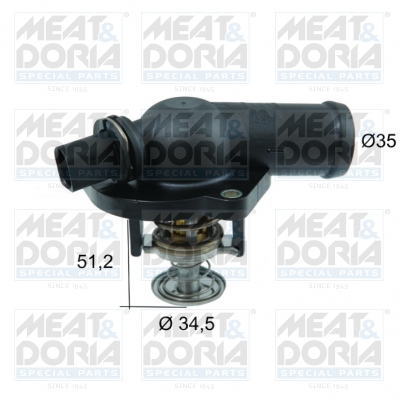 Termostat lichid racire MEAT DORIA 92730