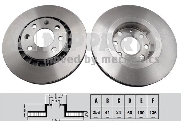 Disc frana NIPPARTS J3300907