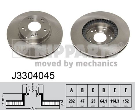 Disc frana NIPPARTS J3304045