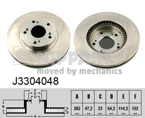 Disc frana NIPPARTS J3304048