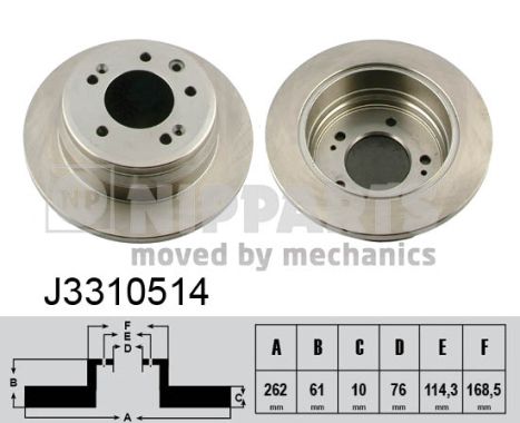 Disc frana NIPPARTS J3310514