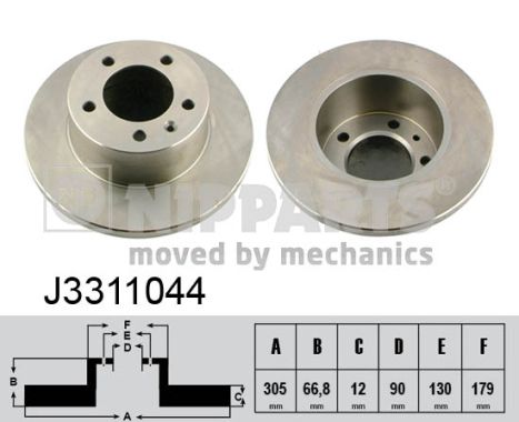 Disc frana NIPPARTS J3311044